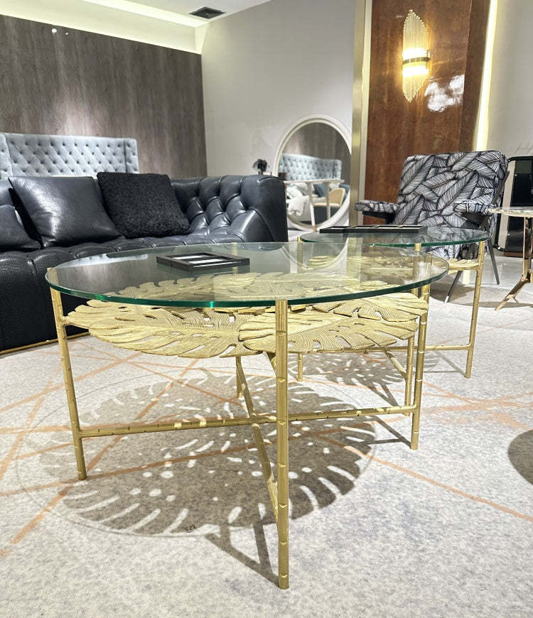 Italian Light Luxury robertocavalli Cracked Black Genuine Leather Villa Large Flat Living Room Straight Sofa