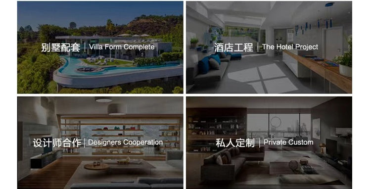 Italian Light Luxury robertocavalli Cracked Black Genuine Leather Villa Large Flat Living Room Straight Sofa