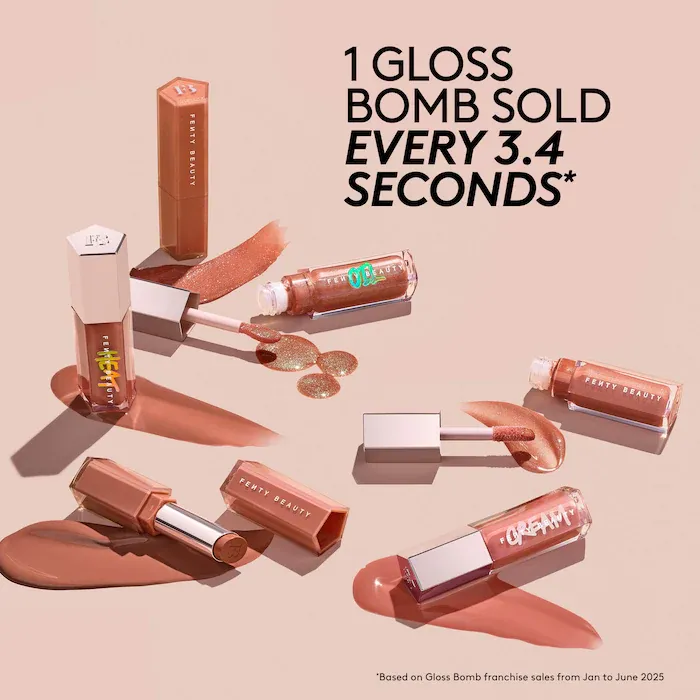The Fenty Beauty Lip Vault 10-Piece Lip Gloss + Liner Makeup Gift Set