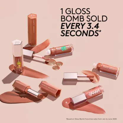 The Fenty Beauty Lip Vault 10-Piece Lip Gloss + Liner Makeup Gift Set
