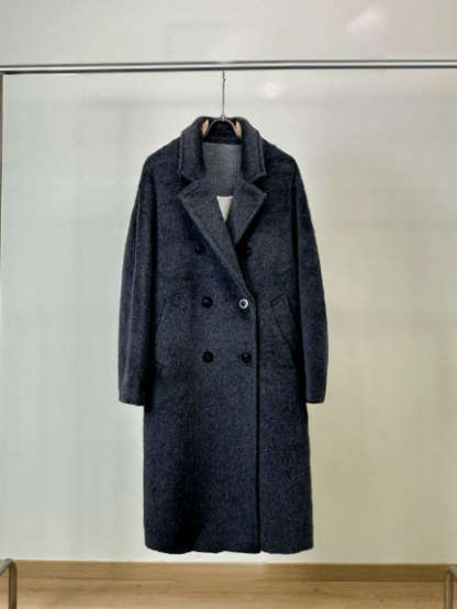 Long cashmere wool coat