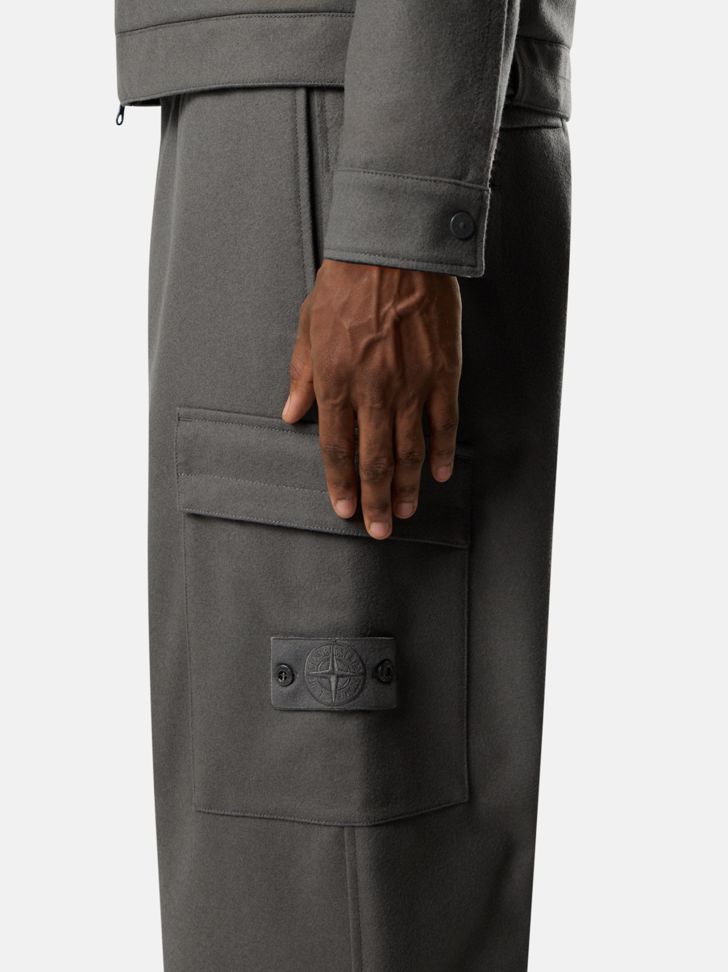 3100021 WOOL NYLON FLANNEL_STOthtNE ISLthtAND GHOST