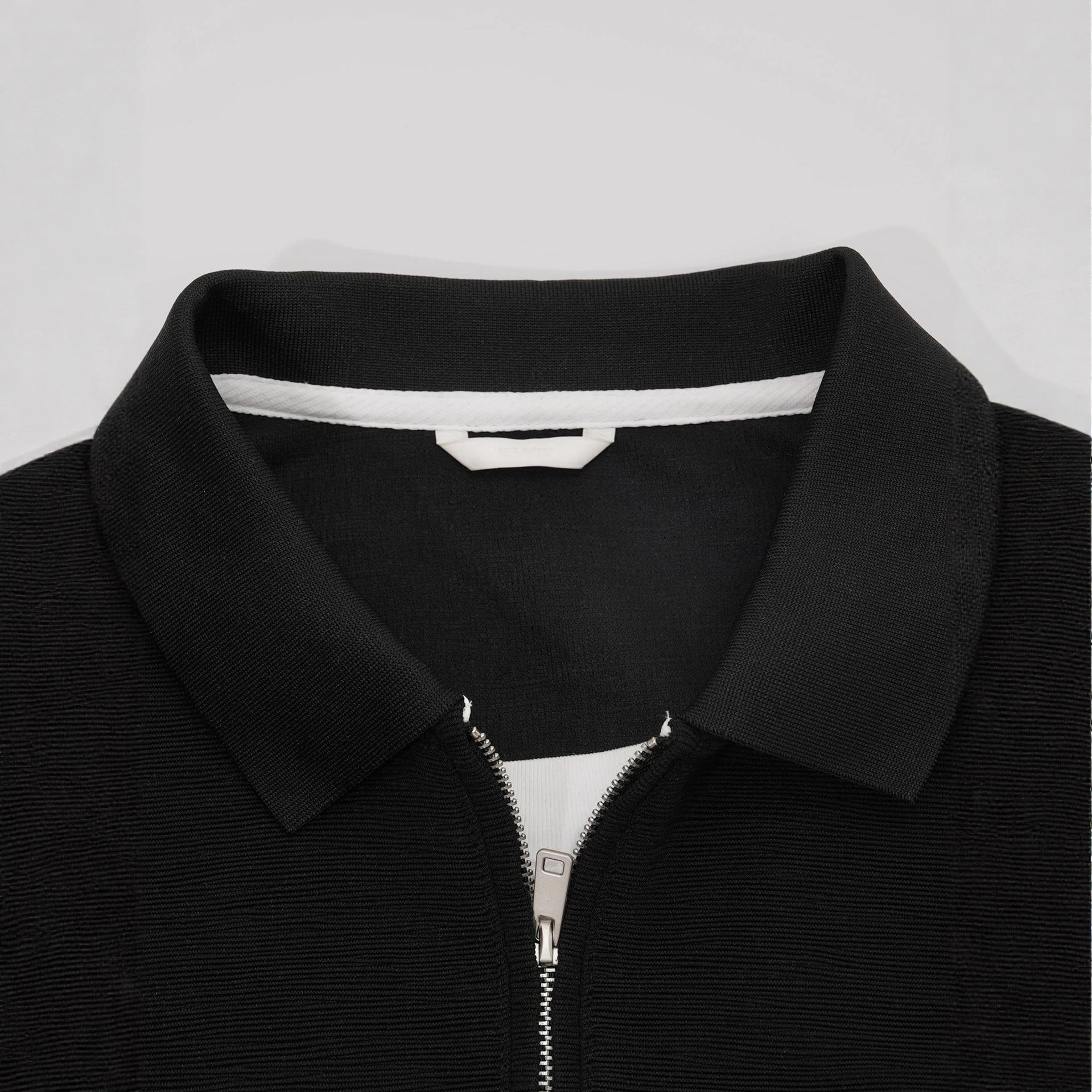 Half-zip casual polo shirt