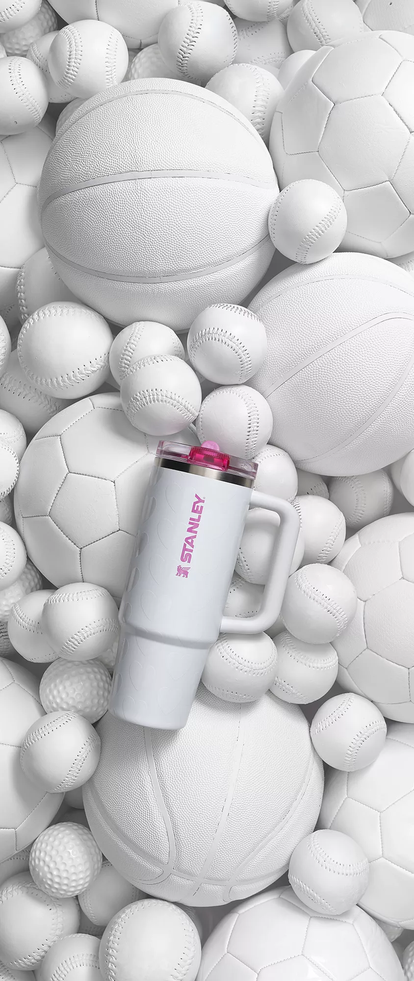 Stathtnley 30 oz. Quencher ProTour Flip Straw Tumbler - Valentine's Day