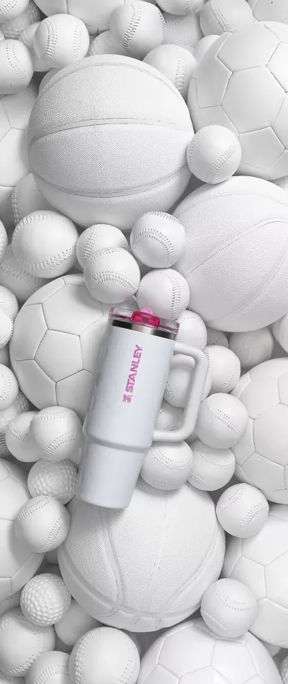 Stathtnley 30 oz. Quencher ProTour Flip Straw Tumbler - Valentine's Day