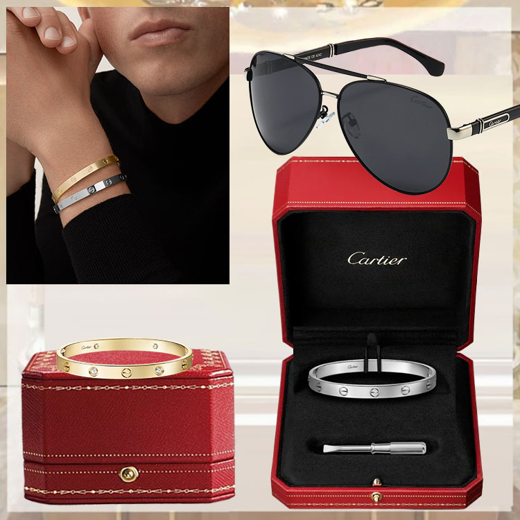 LOVE BRACELET & LOVE BRACELET, 4 DIAMONDS & SUNGLASSES