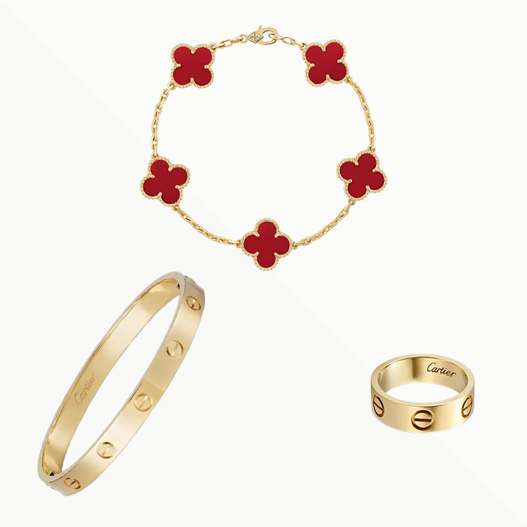 3‑Piece Icon Stack – Love, Clou & Clover