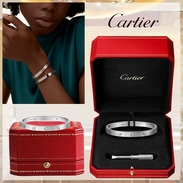 LOVE BRACELET, CLASSIC MODEL & LOVE BRACELET, CLASSIC MODEL, 4 DIAMONDS