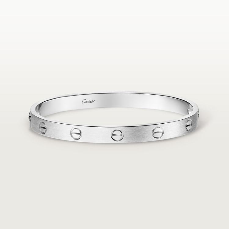 LOVE bracelet, classic model, brushed