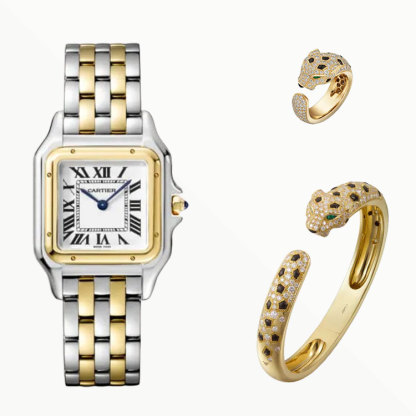 3-Piece Panthère Yellow Gold & Diamond