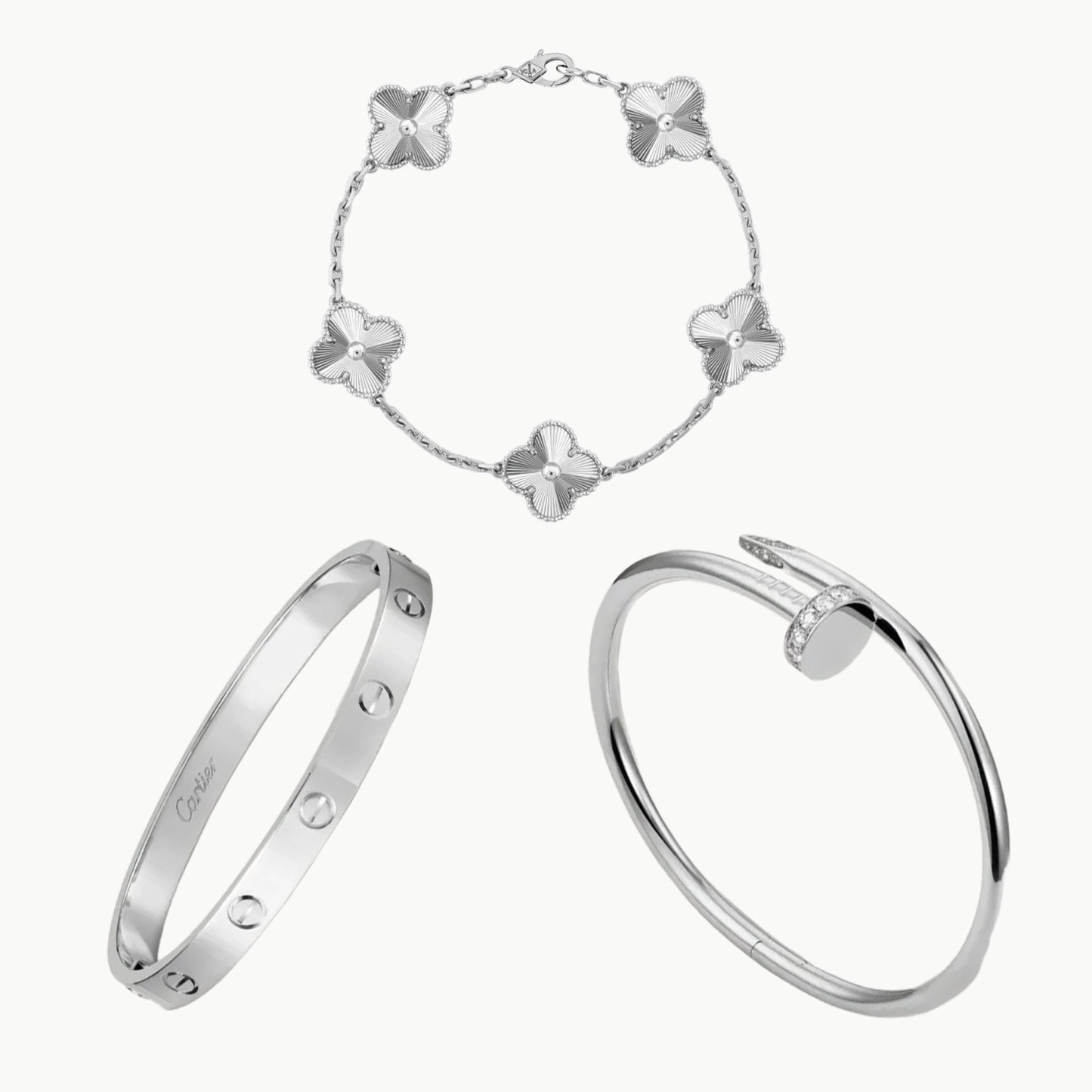 3‑Piece Icon Stack – Love, Clou & Clover