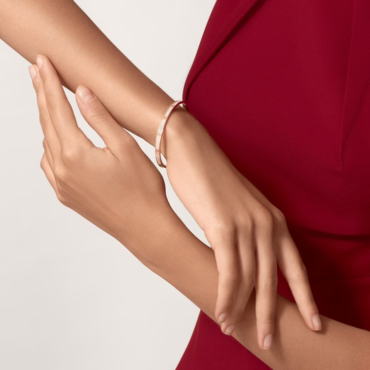 LOVE BRACELET, SMALL MODEL, PAVED