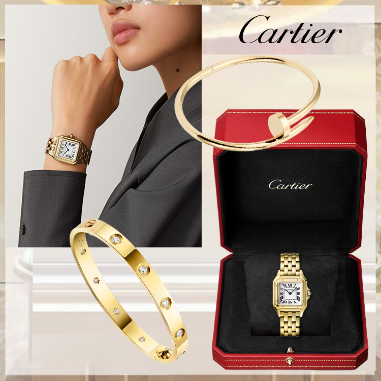 3‑Piece Carthttier Stack – Panthère, Love & Clou