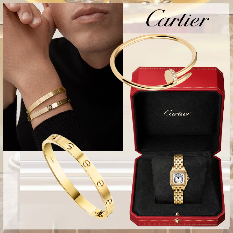 3‑Piece Carthttier Stack – Panthère, Love & Clou
