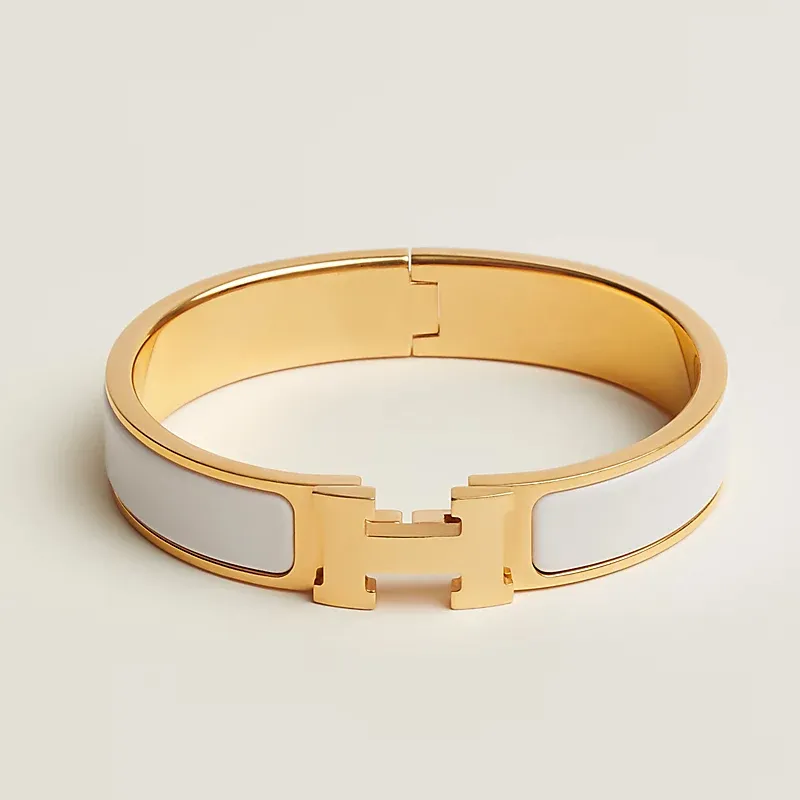 3‑Piece Icon Stack – Clic H Bracelet, Clou & Clover