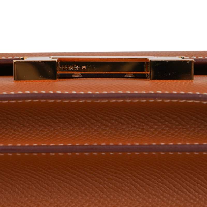 Constance 18 Mini Bag Gold w/ Gold Hardware Epsom Leather