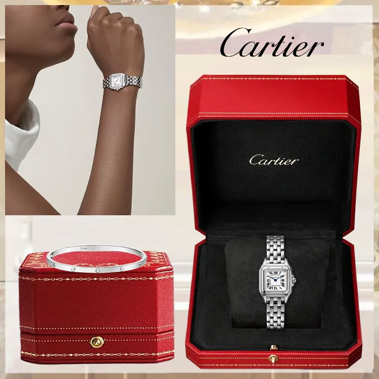 PANTHÈRE DE CARthtTIER WATCH & LOVE BRACELET, SMALL MODEL