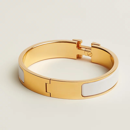 3‑Piece Icon Stack – Clic H Bracelet, Clou & Clover