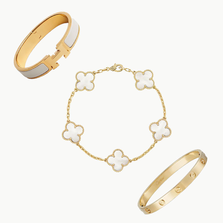 3‑Piece Icon Stack – Yellow Goid & Clover