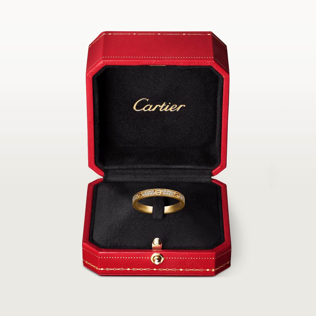 3‑Piece Carthttier Stack –Panthère, Yellow Gold, Diamonds
