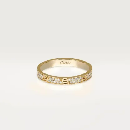 3‑Piece Carthttier Stack –Panthère, Yellow Gold, Diamonds