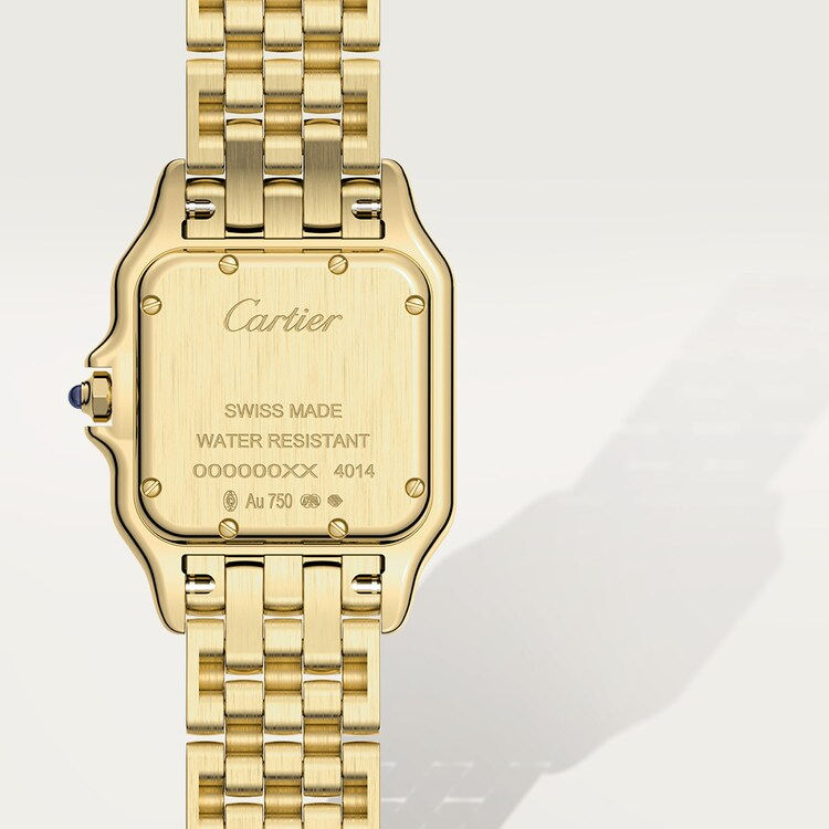 3‑Piece Carthttier Stack –Panthère, Yellow Gold, Clou & Diamonds