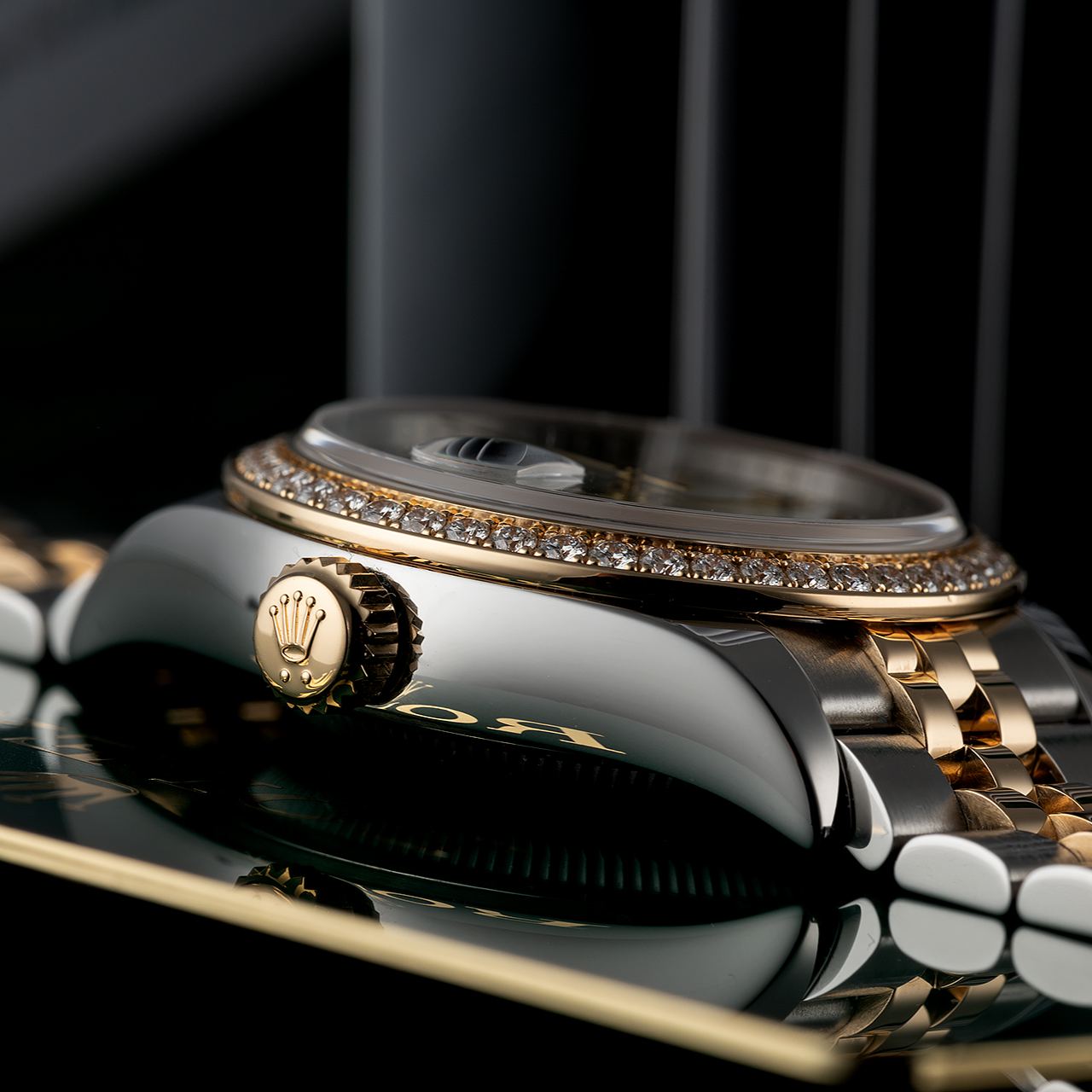 LADY-DATEJUST OYSTER 28 MM OYSTERSTEEL YELLOW GOLD AND DIAMONDS 279383RBR