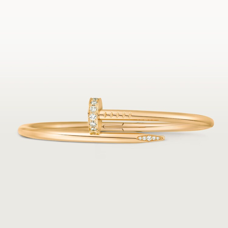 3‑PIECE CARTHTTIER STACK- SANTOS, YELLOW GOLD BRACELET & LOVE