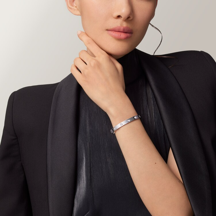 LOVE BRACELET, CLASSIC MODEL, 10 DIAMONDS & SKY-DWELLER OYSTER, 42 mm