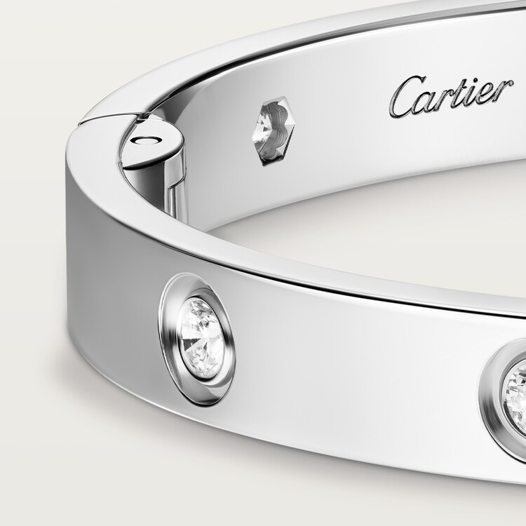 LOVE BRACELET, CLASSIC MODEL, 10 DIAMONDS & SKY-DWELLER OYSTER, 42 mm