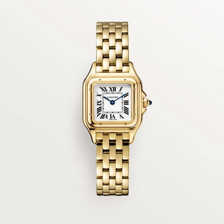 3‑Piece Carthttier Stack –Panthère, Yellow Gold, Clou & Diamonds