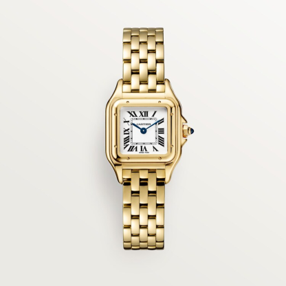 3‑Piece Carthttier Stack –Panthère, Yellow Gold, Clou & Diamonds