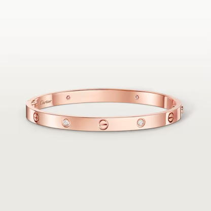 LOVE BRACELET, MEDIUM MODEL, 4 DIAMONDS