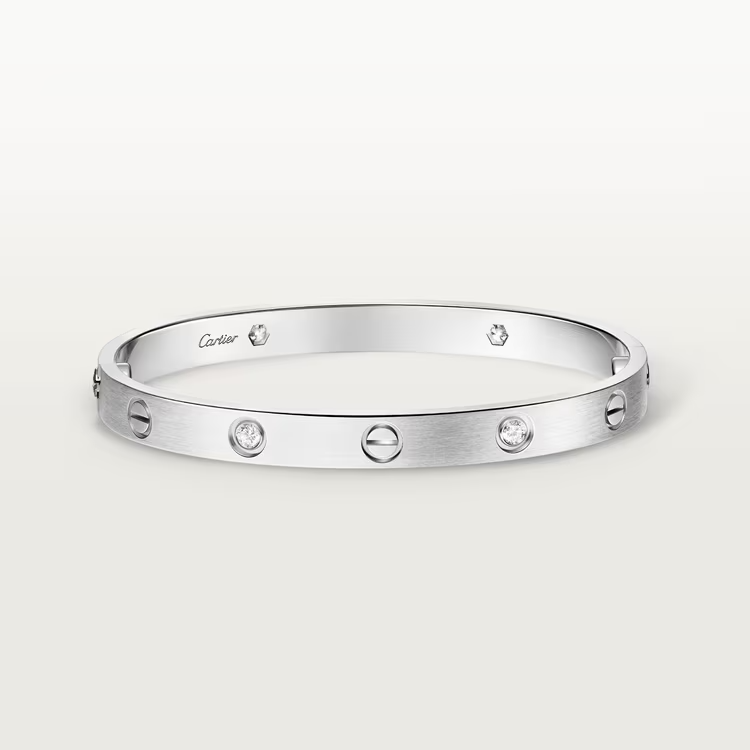 LOVE BRACELET, MEDIUM MODEL, 4 DIAMONDS