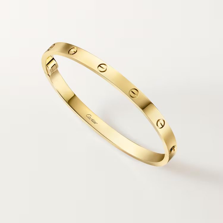 3‑PIECE CARTHTTIER YELLOW GOLD BRACELET & LOVE