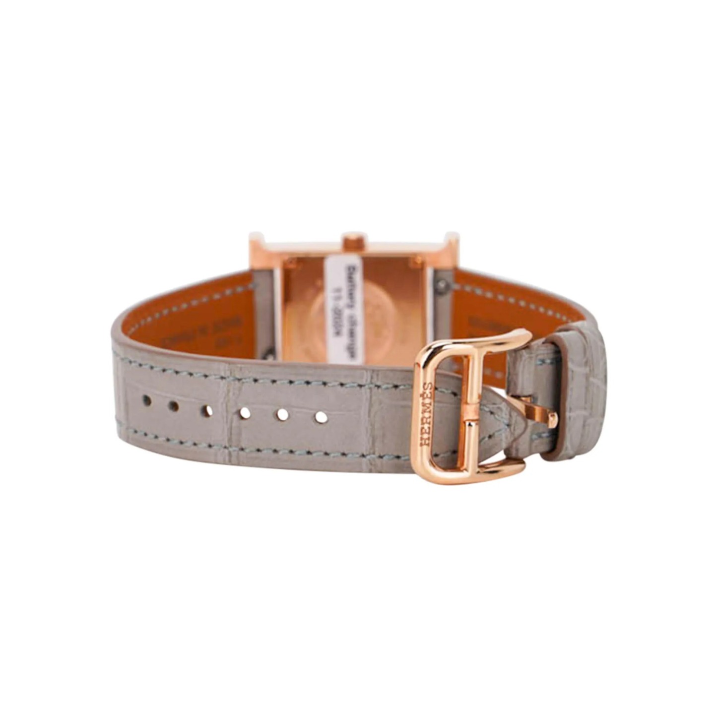 Herthtmes Heure H Watch Small Model 25 MM Diamonds and Rose Gold