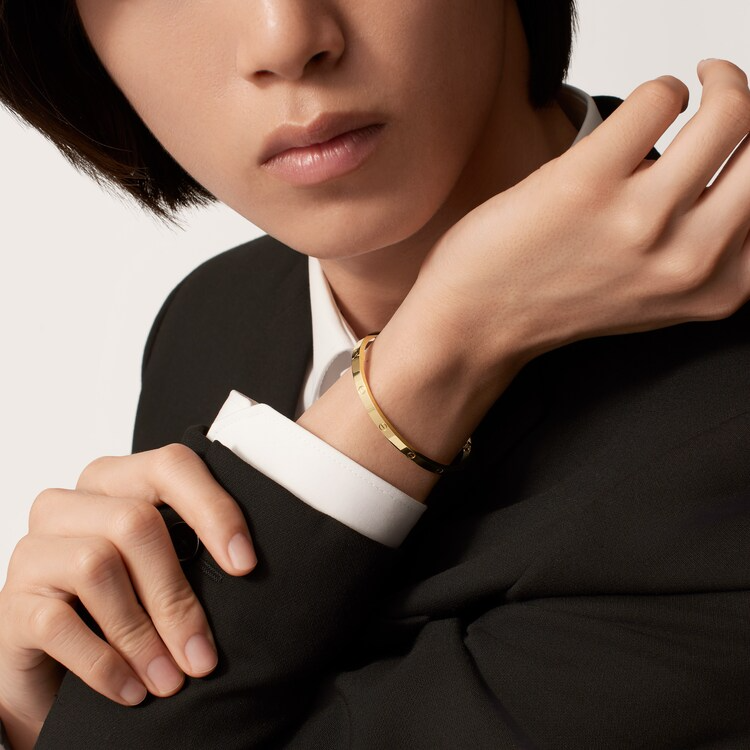 LOVE BRACELET, SMALL MODEL, PAVED & LOVE BRACELET, SMALL MODEL