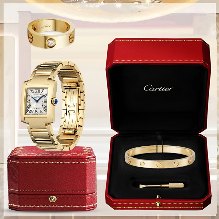 3‑Piece Carthttier Stack – Tank, Love Bracelet & Ring