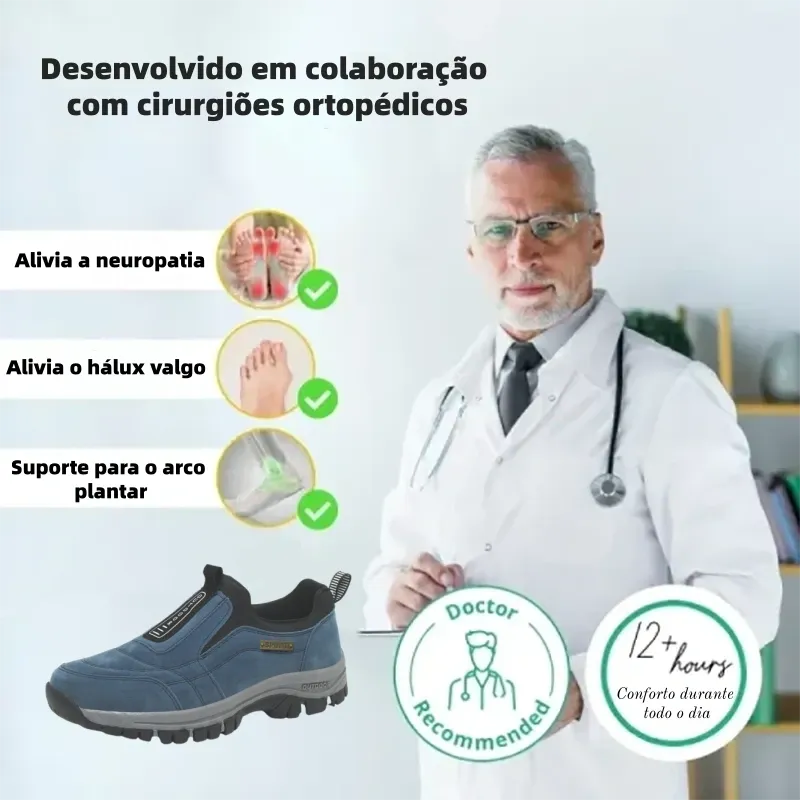 (🔥60% de desconto hoje - não perca!) ⏰Sapatilha desportiva ortopédica ergonómica, suave e confortável✅ (suporte para o arco do pé para aliviar o desconforto)