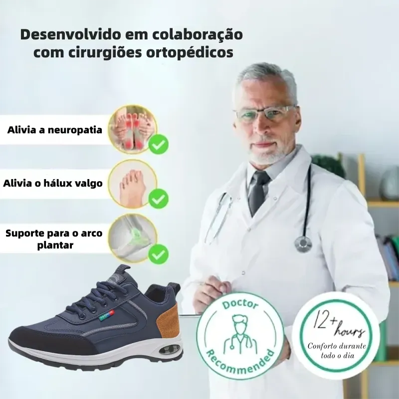 (🔥60% de desconto hoje - não perca!) ⏰Sapatilha desportiva ortopédica ergonómica, suave e confortável✅ (suporte para o arco do pé para aliviar o desconforto)
