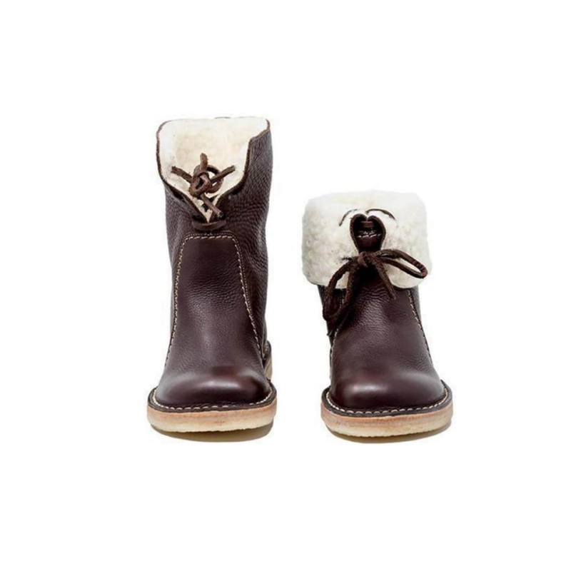 (🔥40% отстъпка днес - не пропускайте тази възможност) ⏰ - Меки и удобни винтидж ботуши от овча кожа (опора за свода - улеснява ходенето)