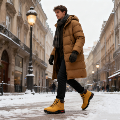 (🔥Hoje com 50% de desconto - não perca) Sapatos de couro italiano macios e confortáveis ​​​​- design ergonómico (permitirá caminhar o dia todo sem se sentir cansado)