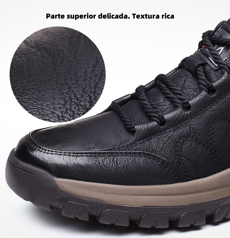 【🎁 Apenas hoje: 60% de desconto - Não perca!】 Sapatos de couro ortopédicos ergonómicos - Couro australiano premium + Costura à mão 👞