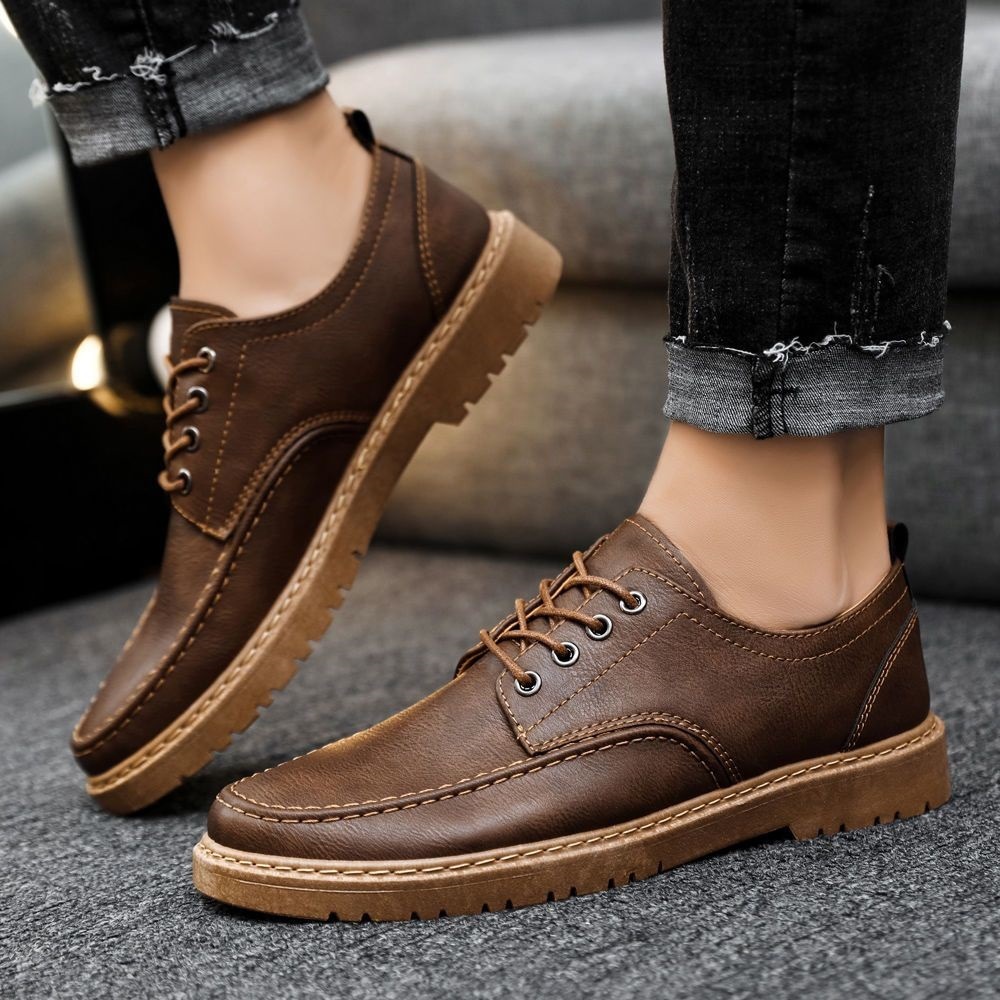 (🔥Hoje com 50% de desconto - não perca) Sapatos de couro italiano macios e confortáveis ​​​​- design ergonómico (permitirá caminhar o dia todo sem se sentir cansado)