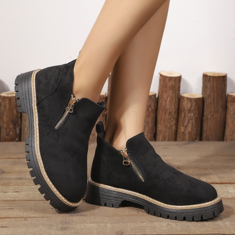 (🔥50% de desconto hoje - não perca!)⏰ - Botins para mulher em pele macia e confortável - Design ergonómico (mantendo-o confortável durante todo o dia)