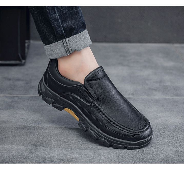 (🔥50% de desconto hoje - não perca) - Sapatos ortopédicos em pele macia e confortável - Design ergonómico (alívio fácil para as dores nos pés)