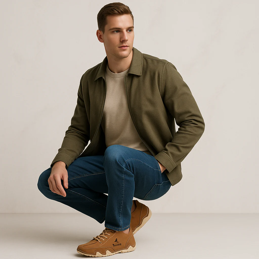 [🔥Ограничено време с 60% отстъпка, не го пропускайте🔥] 👞Ергономичен дизайн - меки и удобни италиански кожени обувки✅По-комфортни