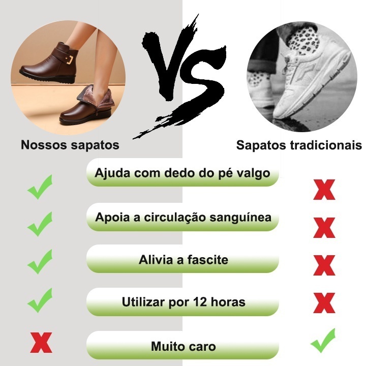 (🔥40% de desconto hoje - não perca!)⏰ - Botas de couro vintage macias, confortáveis ​​e quentes ✅ (com suporte para o arco do pé - para aliviar o desconforto)