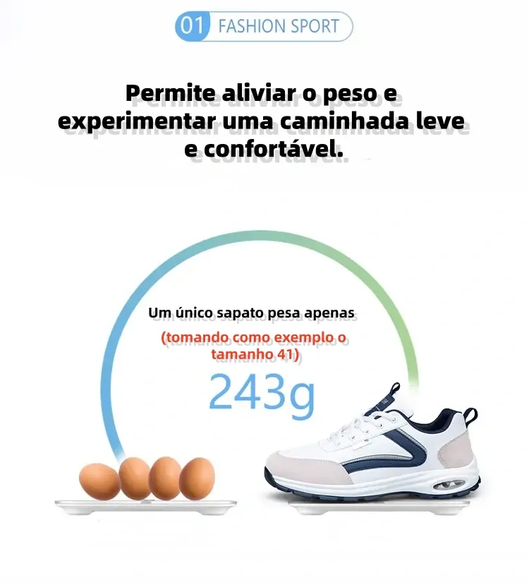 (🔥60% de desconto hoje - não perca!) ⏰Sapatilha desportiva ortopédica ergonómica, suave e confortável✅ (suporte para o arco do pé para aliviar o desconforto)