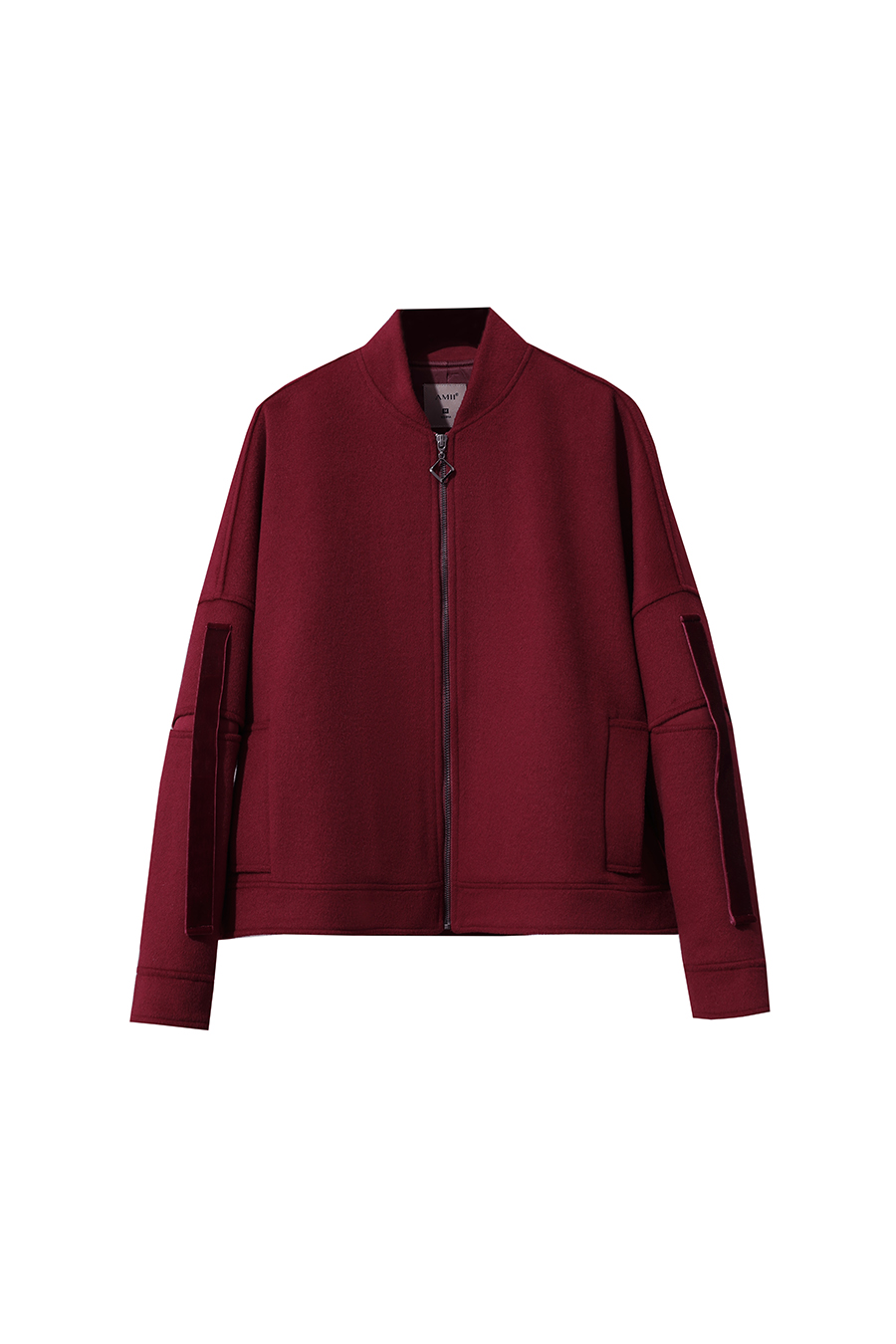 Baseball Collar Woolen Coat|AMII-AMII.com